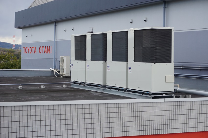 都市ガス空調設備（室外機）