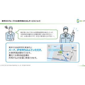 東邦ガスグループの水素燃焼おためしサービス