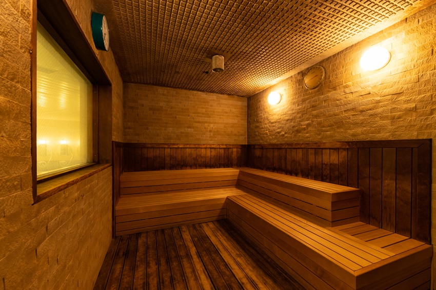 ウナ付き大浴場