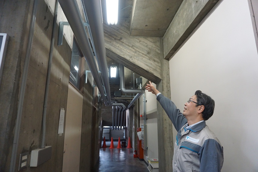 電源自立型空調「GHPハイパワープラス」の配管