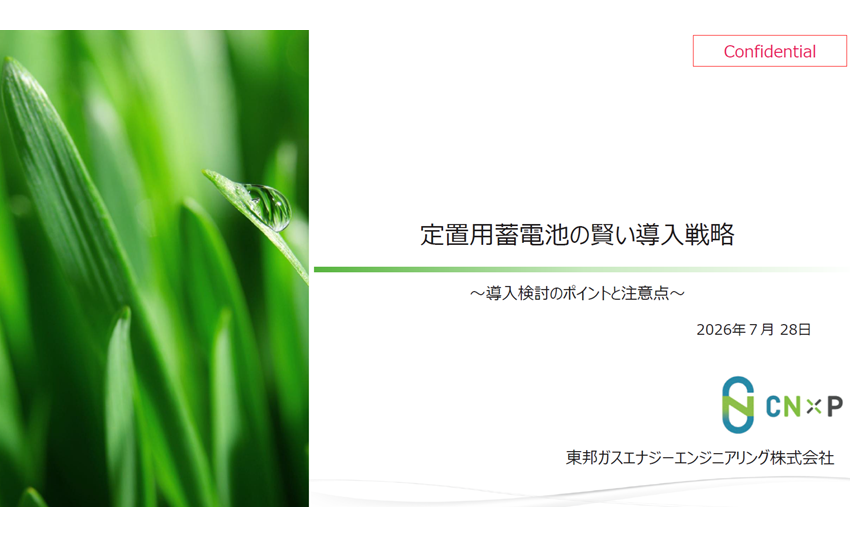 定置用蓄電池の賢い導入戦略～ 導入検討のポイントと注意点～